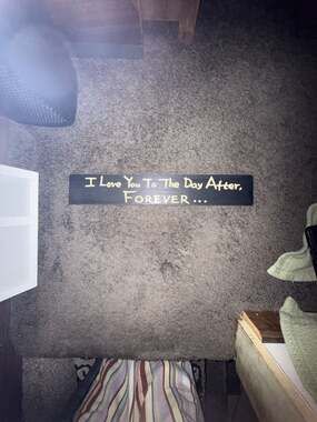 I Love You To The Day After, Forever Decorative Wood Wall Sign